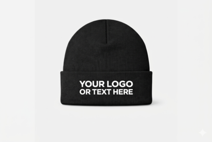 Custom beanies with logo customization